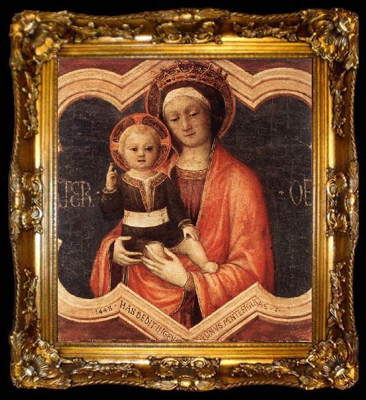 framed  BELLINI, Jacopo Madonna and Child fgf, ta009-2